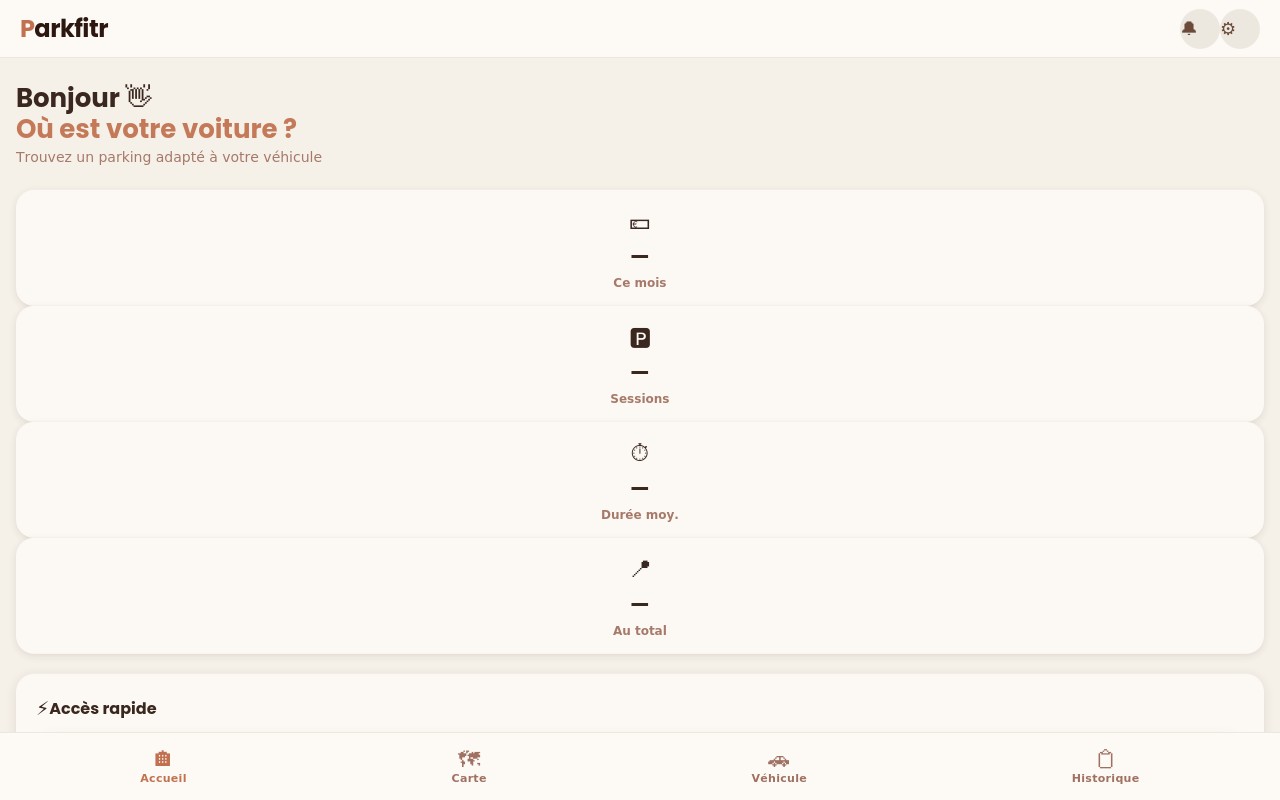 Parkfitr — Trouver enfin un parking taillé pour votre voiture